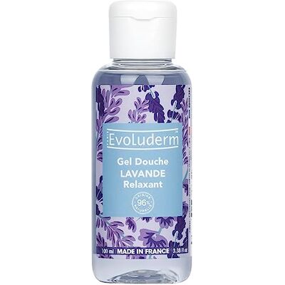 Evoluderm EVOLDUERM – Gel Douche Lavande Relaxant 100 ml 96% d’Origine Naturelle Végan Fabrication Française - Publicité Evoluderm EVOLDUERM – Gel Douche Lavande Relaxant 100 ml 96% d’Origine Naturelle Végan Fabrication Française - Publicité
