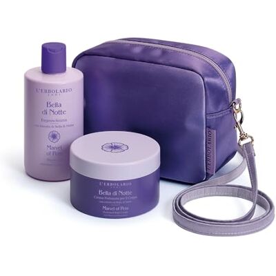 L'Erbolario Bella di Notte Beauty Bag Grand Miracle Bain moussant 300 ml + Crème parfumée pour le corps 250 ml + Beauty Édition limitée Doux parfum floral et vanille - Publicité L'Erbolario Bella di Notte Beauty Bag Grand Miracle Bain moussant 300 ml + Crème parfumée pour le corps 250 ml + Beauty Édition limitée Doux parfum floral et vanille - Publicité