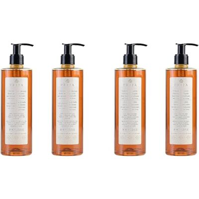 Prija Hand Wash and 2 in 1 Shower Gel Shampoo Bundle Ginseng 4x 380ml Vitalising Spa Body and Hair Care Set with Pump Dispensers. For Daily Use at Home or Hotels. Premium Quality. Publicité Prija Hand Wash and 2 in 1 Shower Gel Shampoo Bundle Ginseng 4x 380ml Vitalising Spa Body and Hair Care Set with Pump Dispensers. For Daily Use at Home or Hotels. Premium Quality. Publicité