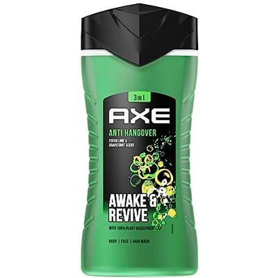 AXE Gel douche et shampoing 3 en 1 anti-accrochage pour une fraîcheur et un parfum longue durée testés dermatologiquement 250 ml 1 pièce - Publicité AXE Gel douche et shampoing 3 en 1 anti-accrochage pour une fraîcheur et un parfum longue durée testés dermatologiquement 250 ml 1 pièce - Publicité