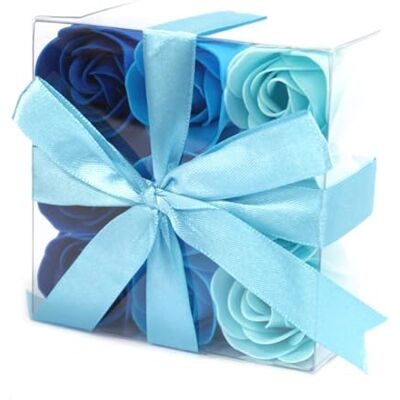 Ancient Wisdom Lot de 9 Roses de Savon Bleue - Publicité Ancient Wisdom Lot de 9 Roses de Savon Bleue - Publicité