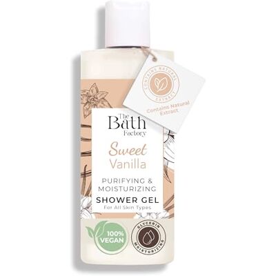 Sinoz - Sweet Vanilia - 400 ml - Vanille - Gel douche - Publicité Sinoz - Sweet Vanilia - 400 ml - Vanille - Gel douche - Publicité