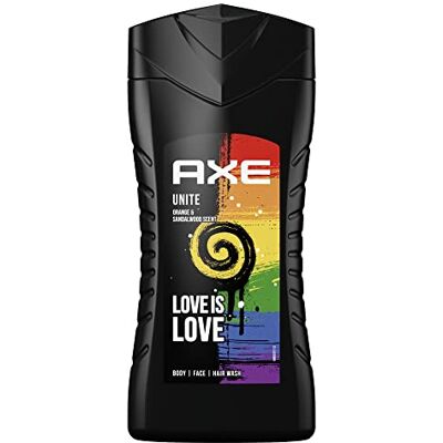 AXE Unite Love is Love Gel douche édition limitée avec parfum vivifiant 250 ml - Publicité AXE Unite Love is Love Gel douche édition limitée avec parfum vivifiant 250 ml - Publicité
