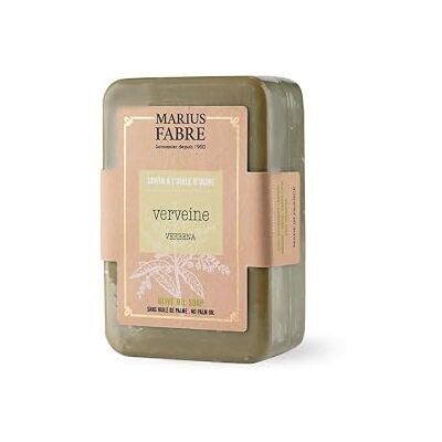 Marius Fabre SAVON de Marseille à l'huile d'olive VERBENA 250 gr - Publicité Marius Fabre SAVON de Marseille à l'huile d'olive VERBENA 250 gr - Publicité