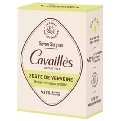 Rogé Cavaillès Cavaillès Savon Surgras Zeste de Verveine 100 g - Publicité Rogé Cavaillès Cavaillès Savon Surgras Zeste de Verveine 100 g - Publicité