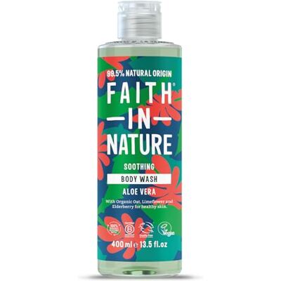 Faith In Nature Gel Douche Aloe Vera - Rajeunissant - Végétalien - Sans cruauté - Publicité Faith In Nature Gel Douche Aloe Vera - Rajeunissant - Végétalien - Sans cruauté - Publicité