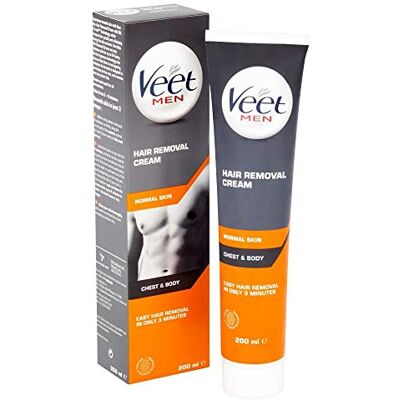 Veet for Men Hair Removal Gel Creme 200ml (1) by - Publicité Veet for Men Hair Removal Gel Creme 200ml (1) by - Publicité