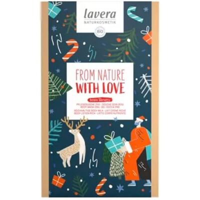 Lavera De la Nature avec Amour Coffret Cadeau - Gel Douche & Crème Corps Sensitive - Publicité Lavera De la Nature avec Amour Coffret Cadeau - Gel Douche & Crème Corps Sensitive - Publicité