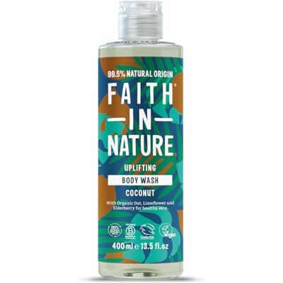 Faith In Nature - Coconut Natural - 400ml - Bain moussant - Gel douche - Publicité Faith In Nature - Coconut Natural - 400ml - Bain moussant - Gel douche - Publicité