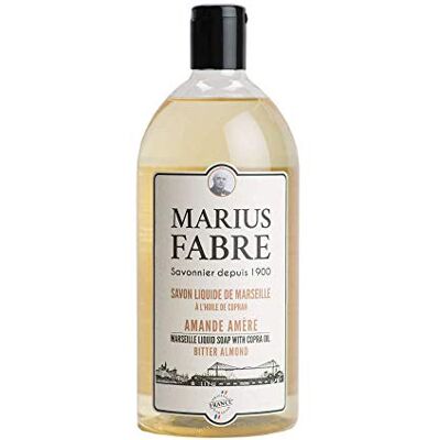 MARIUS FABRE - amande - liquide - mains et corps - savon liquide - Publicité MARIUS FABRE - amande - liquide - mains et corps - savon liquide - Publicité
