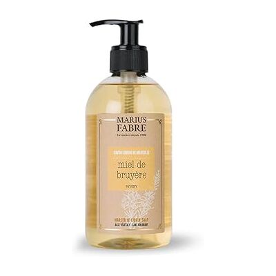 Marius Fabre Savon Liquide de Marseille A l'Huile d'Olive Mains & Corps Plus de 98% d'Ingrédients d'Origine Naturelle Origine France Garantie Parfum Miel de Provence Flacon Pompe 400ml - Publicité Marius Fabre Savon Liquide de Marseille A l'Huile d'Olive Mains & Corps Plus de 98% d'Ingrédients d'Origine Naturelle Origine France Garantie Parfum Miel de Provence Flacon Pompe 400ml - Publicité