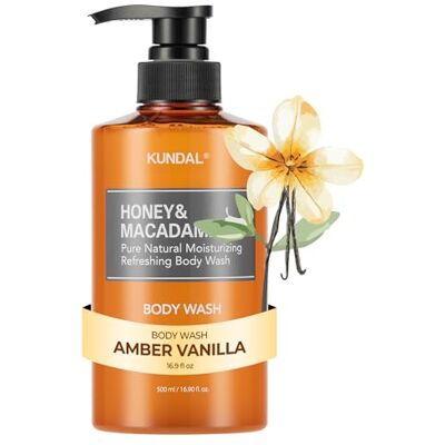 Kundal Vanille Ambre Gel Douche - Body Wash - Publicité Kundal Vanille Ambre Gel Douche - Body Wash - Publicité