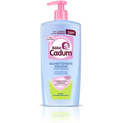Cadum Eau Nettoyante Bébé Douceur - Eau Nettoyante Bébé - Publicité Cadum Eau Nettoyante Bébé Douceur - Eau Nettoyante Bébé - Publicité