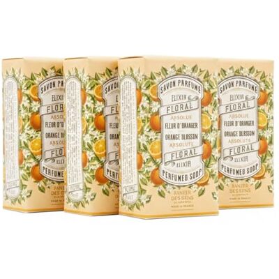 Panier des Sens Savon Solide Fleur d’Oranger 4x150g Mains & Corps Lot 4 savons extra-doux, 97% naturel, huile d’olive, parfum fleur d’oranger solaire créé à Grasse. Publicité Panier des Sens Savon Solide Fleur d’Oranger 4x150g Mains & Corps Lot 4 savons extra-doux, 97% naturel, huile d’olive, parfum fleur d’oranger solaire créé à Grasse. Publicité
