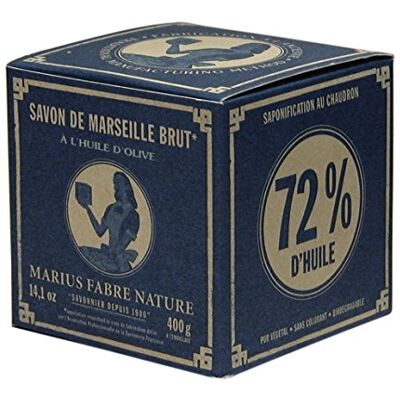 Marius Fabre Savon de Marseille à l'huile d'olive Cube 400 Gr Style Vintage - Publicité Marius Fabre Savon de Marseille à l'huile d'olive Cube 400 Gr Style Vintage - Publicité