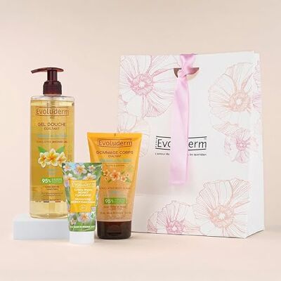 Evoluderm Pochette Cadeau Monoï à la Folie 3 Produits Corps Ingrédients d'Origine Naturelle - Publicité Evoluderm Pochette Cadeau Monoï à la Folie 3 Produits Corps Ingrédients d'Origine Naturelle - Publicité