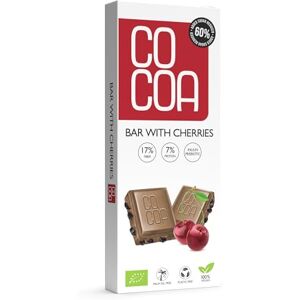 Co coa Comprimé blanc aux cerises BIO 40g, 60% de sucre en moins, snack low carb, chocolat à faible teneur en sucre de coco, parfait pour un régime pauvre en glucides - Publicité Co coa Comprimé blanc aux cerises BIO 40g, 60% de sucre en moins, snack low carb, chocolat à faible teneur en sucre de coco, parfait pour un régime pauvre en glucides - Publicité