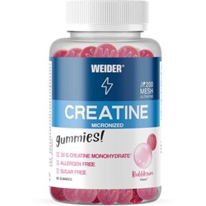 Weider Micronized Creatine Gummies (66 gommes) Goût Bubble Gum, 3,5g Créatine Monohydrate 200 MESH/dose, Certifié par Laboratoire Européen, aide à augmenter la performance physique (22 portions) - Publicité Weider Micronized Creatine Gummies (66 gommes) Goût Bubble Gum, 3,5g Créatine Monohydrate 200 MESH/dose, Certifié par Laboratoire Européen, aide à augmenter la performance physique (22 portions) - Publicité