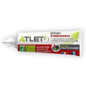 ATLET Gel Energétique Fruits Rouges Bio 25g - Publicité ATLET Gel Energétique Fruits Rouges Bio 25g - Publicité