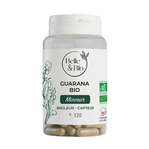 BIO + BRÛLE GRAISSE & CURE MINCEUR Guarana Bio certifié Bio 120 gélules Cure 1 mois Pilulier  Fabriqué en France - Publicité