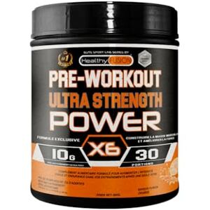 Healthy Fusion Pre-Workout Puissant Énergie Maximale, Force & Prise de Masse Boisson Pré-Entraînement avec Bêta-Alanine, Créatine, Citrulline, Bétaïne, Arginine Améliore les Performances Musculaires 300 g - Publicité Healthy Fusion Pre-Workout Puissant Énergie Maximale, Force & Prise de Masse Boisson Pré-Entraînement avec Bêta-Alanine, Créatine, Citrulline, Bétaïne, Arginine Améliore les Performances Musculaires 300 g - Publicité