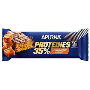APURNA BARRES HYPERPROTEINEES CRUNCHY CARAMEL Présentoir de 20 barres de 45g - Publicité APURNA BARRES HYPERPROTEINEES CRUNCHY CARAMEL Présentoir de 20 barres de 45g - Publicité