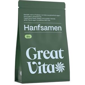 GREAT VITA MeaVita Graines de Chanvre Biologique Pelées 500 g - Publicité GREAT VITA MeaVita Graines de Chanvre Biologique Pelées 500 g - Publicité
