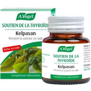 A.Vogel Complément Alimentaire Kelpasan Aide au bon fonctionnement de la thyroïde, du métabolisme et du système nerveux Extrait d'algues Kelp fraîche Riche en Iode 150 comprimés - Publicité A.Vogel Complément Alimentaire Kelpasan Aide au bon fonctionnement de la thyroïde, du métabolisme et du système nerveux Extrait d'algues Kelp fraîche Riche en Iode 150 comprimés - Publicité