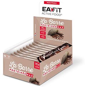 EAFIT - The MAX Chocolate Intense - 24 barres - Protein bar - Publicité EAFIT - The MAX Chocolate Intense - 24 barres - Protein bar - Publicité