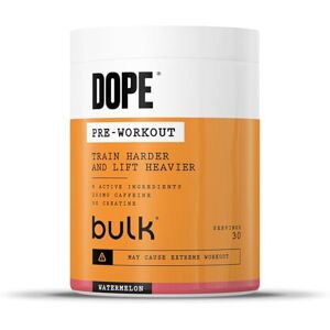 Bulk Poudre Pré-Workout Dope Pastèque 3g Creatine per Serving 200mg Caffeine Citrulline Malate & Arginine AKG Beta-Alanine Energy, Focus & Performance 510g Supplement - Publicité Bulk Poudre Pré-Workout Dope Pastèque 3g Creatine per Serving 200mg Caffeine Citrulline Malate & Arginine AKG Beta-Alanine Energy, Focus & Performance 510g Supplement - Publicité