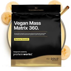 The Protein Works Gainer Végétalien Mass Extreme Banane - Poudre de protéines - Publicité The Protein Works Gainer Végétalien Mass Extreme Banane - Poudre de protéines - Publicité