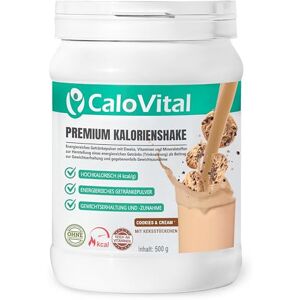 CALOVITAL Aliment à boire, hautement calorique, pour la prise de poids, glucides et protéines sous forme de shake calorique, hautement dosé avec de nombreuses vitamines, qualité supérieure, fabriqué - Publicité CALOVITAL Aliment à boire, hautement calorique, pour la prise de poids, glucides et protéines sous forme de shake calorique, hautement dosé avec de nombreuses vitamines, qualité supérieure, fabriqué - Publicité