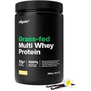 Vilgain Grass-Fed Multi Whey Protein 77% concentré de lactosérum, isolat et caséine, agit immédiatement après l'entraînement et en cas de carence prolongée en protéines, formule purement naturelle - Publicité Vilgain Grass-Fed Multi Whey Protein 77% concentré de lactosérum, isolat et caséine, agit immédiatement après l'entraînement et en cas de carence prolongée en protéines, formule purement naturelle - Publicité