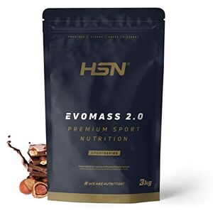 HSN Weight Gainer and Muscle Mass of Evomass 2.0 Weight Gainer : Carbohydrates (Maltodextrine + Farine d'avoine) + Whey Protein Vegetarian, Saveur Chocolat Noisette, 3Kg - Publicité HSN Weight Gainer and Muscle Mass of Evomass 2.0 Weight Gainer : Carbohydrates (Maltodextrine + Farine d'avoine) + Whey Protein Vegetarian, Saveur Chocolat Noisette, 3Kg - Publicité