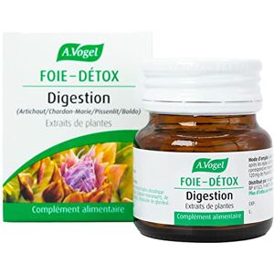 A.Vogel - Complément alimentaire digestion Foie détox Réduit les ballonnements et les reflux acides Extrait de plantes de chardon-marie, artichaut, pissenlit 100% naturel 60 comprimés - Publicité A.Vogel - Complément alimentaire digestion Foie détox Réduit les ballonnements et les reflux acides Extrait de plantes de chardon-marie, artichaut, pissenlit 100% naturel 60 comprimés - Publicité