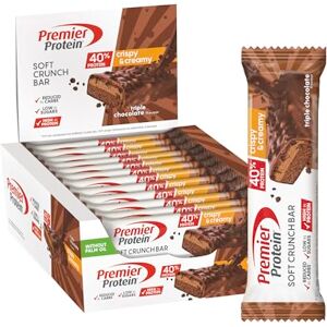 Premier Protein Soft Crunch Bar 40% Triple Chocolate 12x40g faible en sucres – pauvre en glucides – sans huile de palme riche en protéines - Publicité Premier Protein Soft Crunch Bar 40% Triple Chocolate 12x40g faible en sucres – pauvre en glucides – sans huile de palme riche en protéines - Publicité