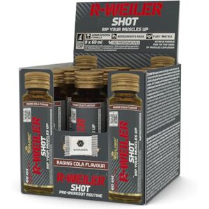 Womanda Olimp R-WEILER Shot – Booster de pré-entraînement – 9 ampoules de 60 ml (9 ampoules de 60 ml, Raging Cola) - Publicité Womanda Olimp R-WEILER Shot – Booster de pré-entraînement – 9 ampoules de 60 ml (9 ampoules de 60 ml, Raging Cola) - Publicité