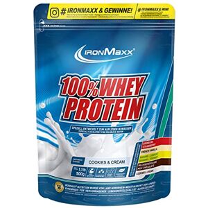 IronMaxx 100% Whey Protéine en Poudre – Biscuits & Crème 500 g - Publicité IronMaxx 100% Whey Protéine en Poudre – Biscuits & Crème 500 g - Publicité