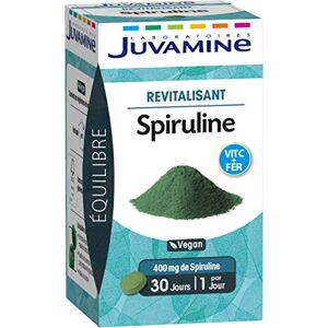 JUVAMINE Revitalisant Spiruline Contient De La Vitamine C Et Du Fer 30 Comprimés - Publicité