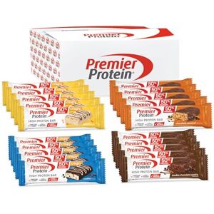 Premier Protein High Protein Bar 50% Multiflavourbox 20x40g faible en sucres – pauvre en glucides – sans huile de palme riche en protéines - Publicité Premier Protein High Protein Bar 50% Multiflavourbox 20x40g faible en sucres – pauvre en glucides – sans huile de palme riche en protéines - Publicité
