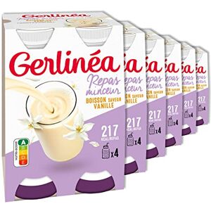 Gerlinéa Boisson Minceur saveur Vanille Substitut de Repas Riche en Protéines lot de 6 x 4 bouteilles - Publicité Gerlinéa Boisson Minceur saveur Vanille Substitut de Repas Riche en Protéines lot de 6 x 4 bouteilles - Publicité