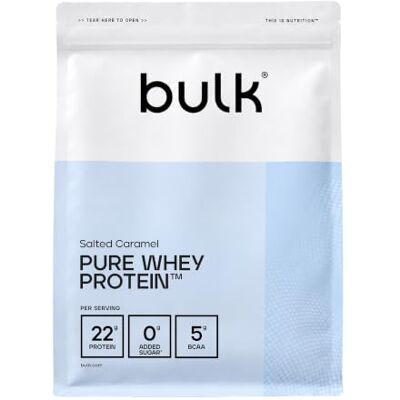 Bulk Poudre de protéine de lactosérum pure Caramel salé 22 g de protéines et 5 g de BCAA par cuillère Concentré de lactosérum Faible teneur en sucre Favorise la croissance et la réparation - Publicité Bulk Poudre de protéine de lactosérum pure Caramel salé 22 g de protéines et 5 g de BCAA par cuillère Concentré de lactosérum Faible teneur en sucre Favorise la croissance et la réparation - Publicité