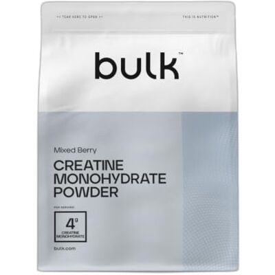 Bulk Créatine Monohydrate Poudre, Fruits rouges, 500 g 147 portions, Créatine micronisée pure, Vegan et Halal, Idéal pour le fitness, l'entraînement et la salle de sport - Publicité Bulk Créatine Monohydrate Poudre, Fruits rouges, 500 g 147 portions, Créatine micronisée pure, Vegan et Halal, Idéal pour le fitness, l'entraînement et la salle de sport - Publicité