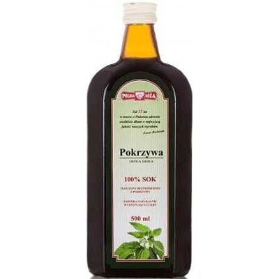 POLISH ROSE Jus d'Ortie - 500ml - Riche en Vitamines - Publicité POLISH ROSE Jus d'Ortie - 500ml - Riche en Vitamines - Publicité