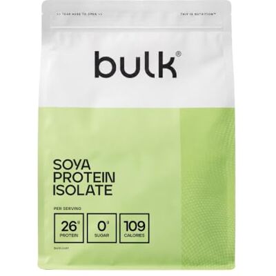 Bulk Isolat De Protéine De Soja, Protéine Vegan en Poudre, Nature, 2,5 kg Shake protéiné végétalien - Publicité Bulk Isolat De Protéine De Soja, Protéine Vegan en Poudre, Nature, 2,5 kg Shake protéiné végétalien - Publicité