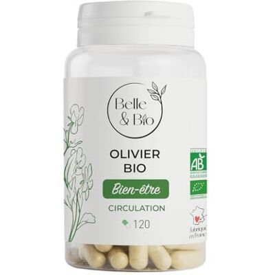 BIO + ANTIOXYDANT & ALLIÉ CARDIOVASCULAIRE Olivier certifié Bio Pilulier 120 gélules Cure 1 mois Complément Alimentaire BELLE&BIO Fabriqué en France - Publicité BIO + ANTIOXYDANT & ALLIÉ CARDIOVASCULAIRE Olivier certifié Bio Pilulier 120 gélules Cure 1 mois Complément Alimentaire BELLE&BIO Fabriqué en France - Publicité