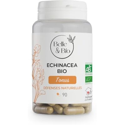 BIO + CURE SAISONNIÈRE & SYSTÈME IMMUNITAIRE Echinacea Bio certifiée Bio PILULIER 90 gélules Complément Alimentaire BELLE&BIO Fabriqué en France - Publicité BIO + CURE SAISONNIÈRE & SYSTÈME IMMUNITAIRE Echinacea Bio certifiée Bio PILULIER 90 gélules Complément Alimentaire BELLE&BIO Fabriqué en France - Publicité