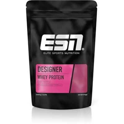 ESN Designer Whey Protein - Amande Noix de Coco - Protéine de lactosérum - Publicité ESN Designer Whey Protein - Amande Noix de Coco - Protéine de lactosérum - Publicité