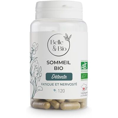 Belle et Bio - Sommeil Bio - 120 Gélules - BIO - Sommeil - Publicité Belle et Bio - Sommeil Bio - 120 Gélules - BIO - Sommeil - Publicité