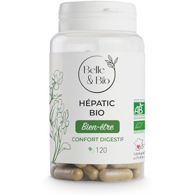 BIO + DÉTOX DU FOIE & CONFORT INTESTINAL HEPATIC BIO Radis Noir, Pissenlit, Artichaut Bio certifiés Action sur le foie Cure 2 mois Complément Alimentaire BELLE&BIO Fabriqué en France - Publicité BIO + DÉTOX DU FOIE & CONFORT INTESTINAL HEPATIC BIO Radis Noir, Pissenlit, Artichaut Bio certifiés Action sur le foie Cure 2 mois Complément Alimentaire BELLE&BIO Fabriqué en France - Publicité